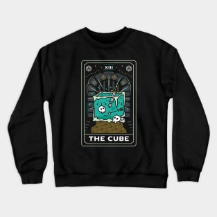 The Cube Tarot Card Crewneck Sweatshirt